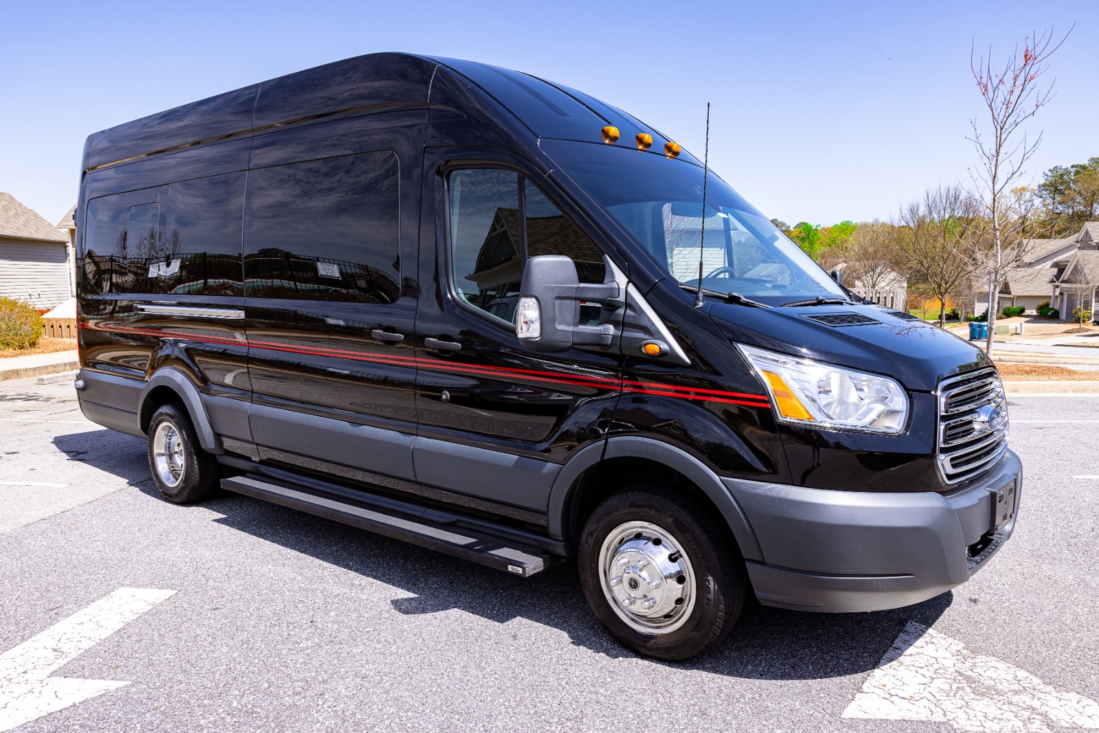 12 Passenger Black Limousine Sprinter Rental Atlanta Exterior 1 1