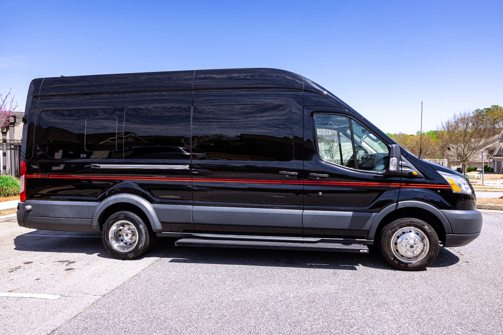 12 Passenger Black Limousine Sprinter Rental Atlanta Exterior 2 1