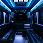 12 Passenger Black Limousine Sprinter Rental Atlanta Interior 15 1